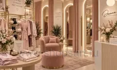 Торговое оборудование магазина домашней одежды Дюма Москва ИСАБЕЛЬ Фото 1