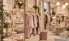 Торговое оборудование магазина домашней одежды Дюма Москва ИСАБЕЛЬ Фото 4