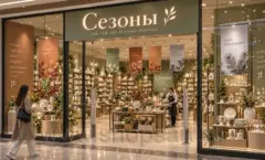 Входная группа магазина посуды Сезоны с открытыми витринами Фото 07